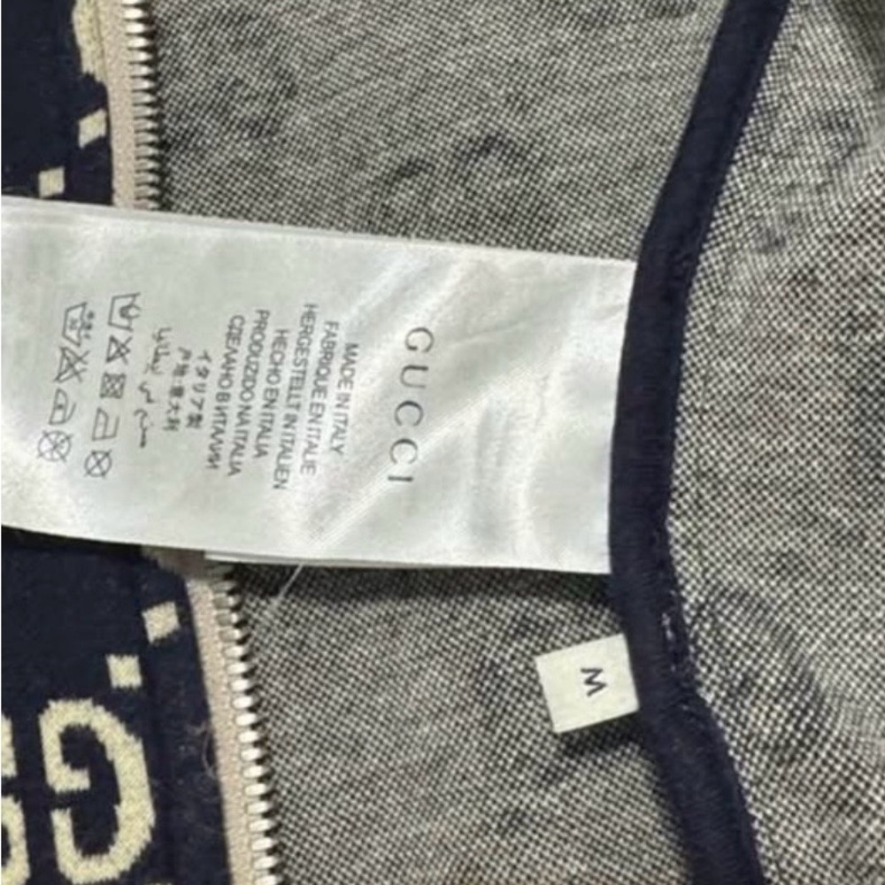 Gucci Navy and White Patterned Jacket - Picture 5 of 7